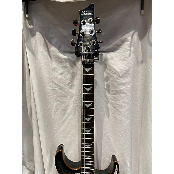 Used Schecter Guitar Research Used Schecter Guitar Research Banshee Gray Solid Body Electric Guitar