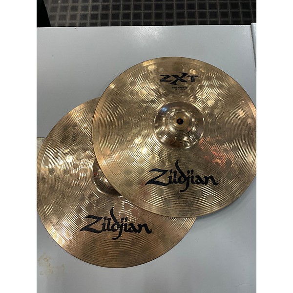 Used Zildjian 14in ZXT Rock Hi Hat Pair Cymbal