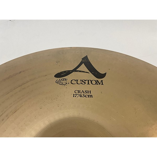 Used Zildjian Used Zildjian A Custom Crash Cymbal