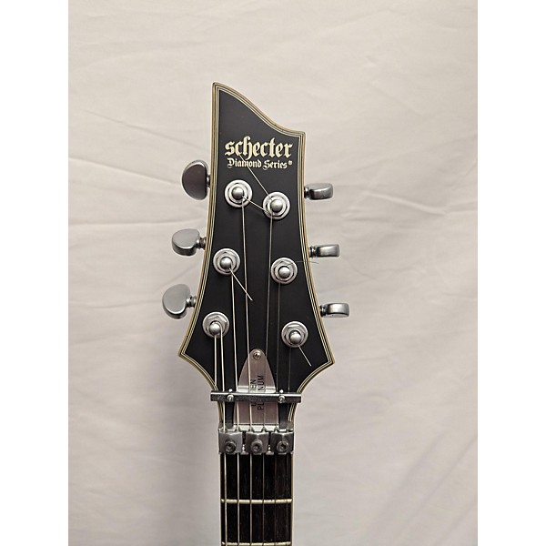 Used Schecter Guitar Research Used Schecter Guitar Research Damien Platinum 6 Floyd Rose Black Solid Body Electric Guitar