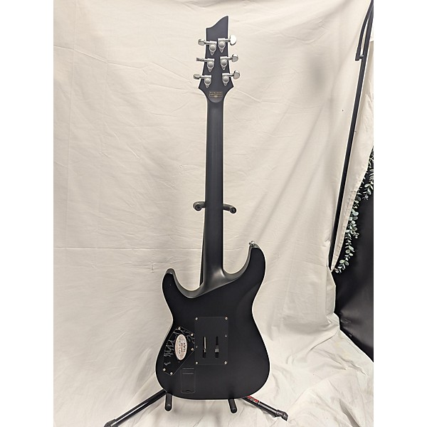 Used Schecter Guitar Research Used Schecter Guitar Research Damien Platinum 6 Floyd Rose Black Solid Body Electric Guitar