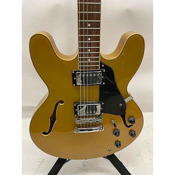 Used Sanatoga Used Sanatoga 335 Copy Gold Hollow Body Electric Guitar