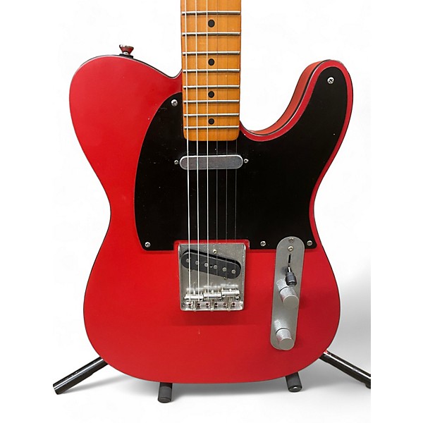 Used Squier Used Squier 40th Anniversary Telecaster RED Solid Body Electric Guitar