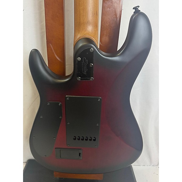 Used Sterling by Music Man Used Sterling By Music Man Cutlass Jason Richardson Signature Dark Scarlet Burst Solid Body Ele...