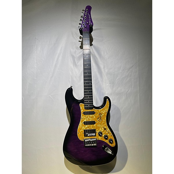 Used Fretlight Used Fretlight Oranthi Signature Purple Solid Body Electric Guitar