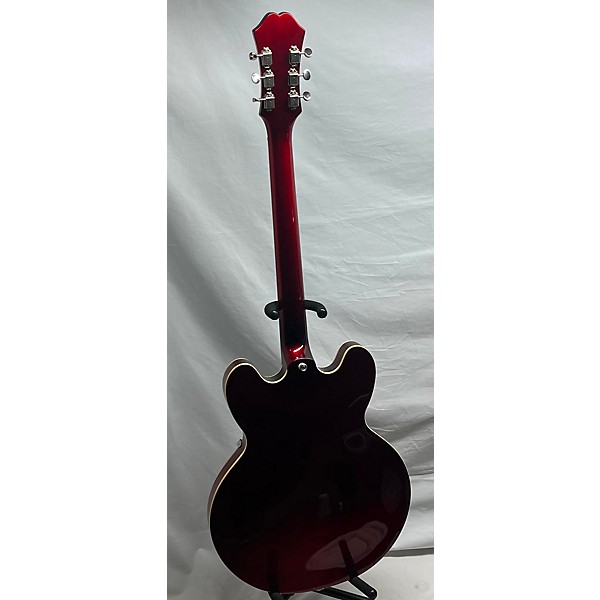 Used Epiphone Used Epiphone Riviera Metallic Red Hollow Body Electric Guitar