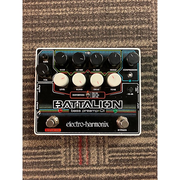 Used Electro-Harmonix Used Electro-Harmonix BATTALION Bass Effect Pedal