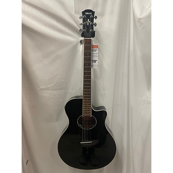 Used Yamaha Used Yamaha APX600 Black Acoustic Electric Guitar