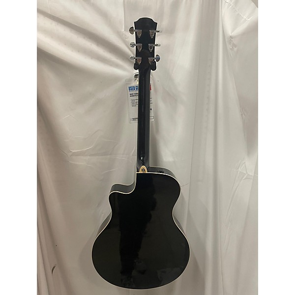 Used Yamaha Used Yamaha APX600 Black Acoustic Electric Guitar