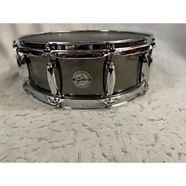 Used Gretsch Drums Used Gretsch Drums 14X5.5 Black Nickel Over Steel Drum Black