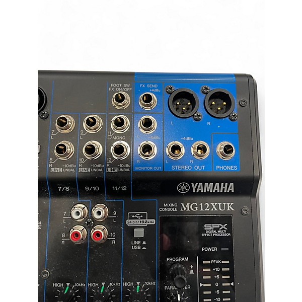 Used Yamaha Used Yamaha MG12XU Unpowered Mixer