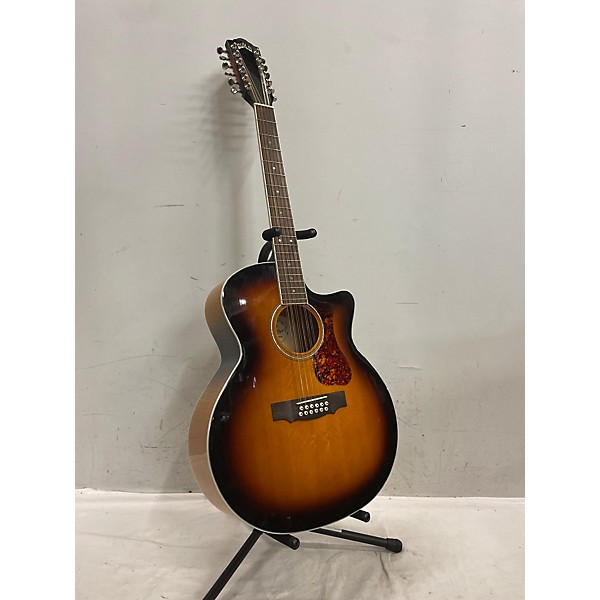 Used Guild F2512CE Deluxe 12 String Acoustic Electric Guitar