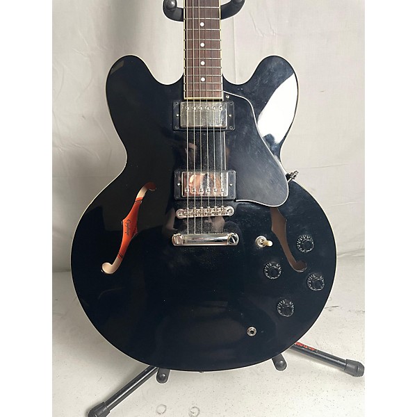 Used Epiphone Used Epiphone ES335 Black Hollow Body Electric Guitar