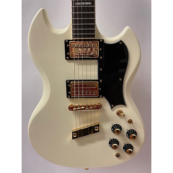 Used Guild Used Guild Polara Kim Thayil Signature Electric Guitar Vintage White Solid Body Electric Guitar