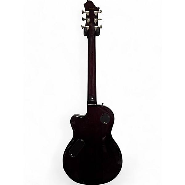 Used Hagstrom D2h Red Sparkle Solid Body Electric Guitar