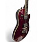 Used Hagstrom D2h Red Sparkle Solid Body Electric Guitar