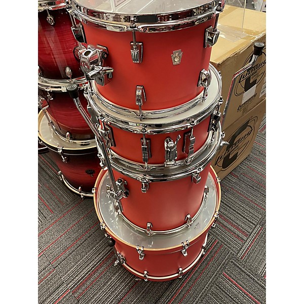 Used Ludwig Used Ludwig 4 piece Neusonic Cherry/ Maple Coral Red Drum Kit