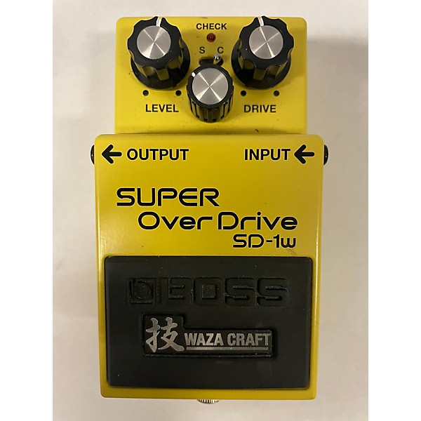 Used BOSS Used BOSS SD1W Super Overdrive Waza Craft Effect Pedal