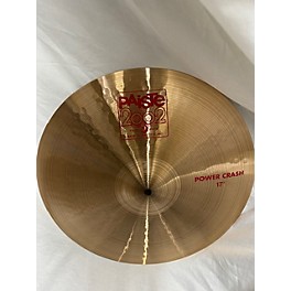 Used Paiste Used Paiste 17in 2002 Power Crash Cymbal