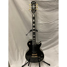 Used Epiphone Used Epiphone Les Paul Custom Black Solid Body Electric Guitar