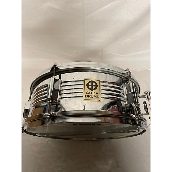 Used CODA Drums Used CODA Drums 5.5X14 5.5x14" Chrome Snare Drum Chrome