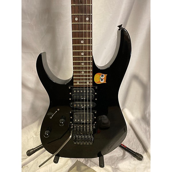 Used Ibanez Used Ibanez RG550L Black Solid Body Electric Guitar