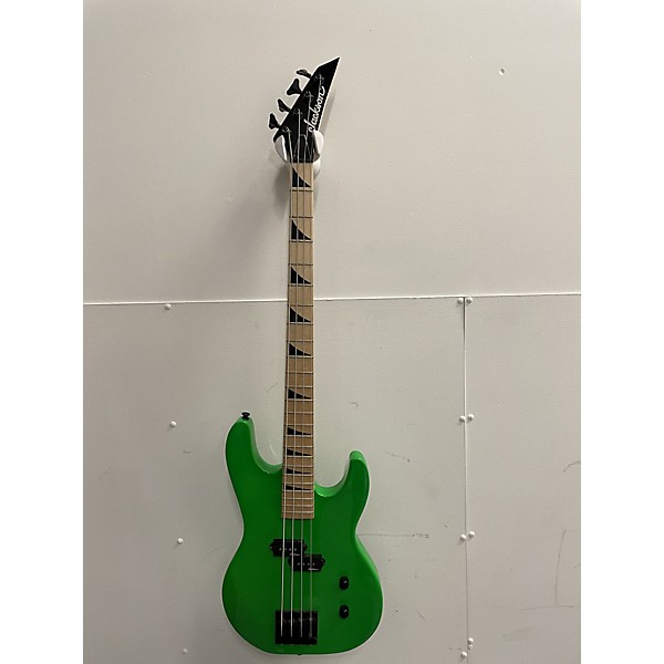 Used Jackson Used Jackson JS1M Neon Green Electric Bass Guitar