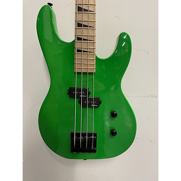 Used Jackson Used Jackson JS1M Neon Green Electric Bass Guitar