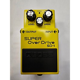 Used BOSS SD1 Super Overdrive Effect Pedal