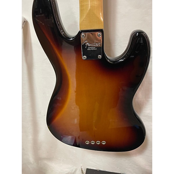 Used Fender Used 2011 Fender American Standard Jazz Bass Left Handed 3 Color Sunburst Electric Bass Guitar