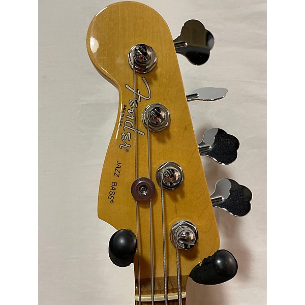 Used Fender Used 2011 Fender American Standard Jazz Bass Left Handed 3 Color Sunburst Electric Bass Guitar