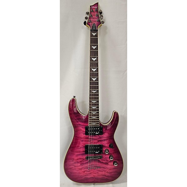 Used Schecter Guitar Research Used Schecter Guitar Research Omen Extreme 6 MAGENTA Solid Body Electric Guitar