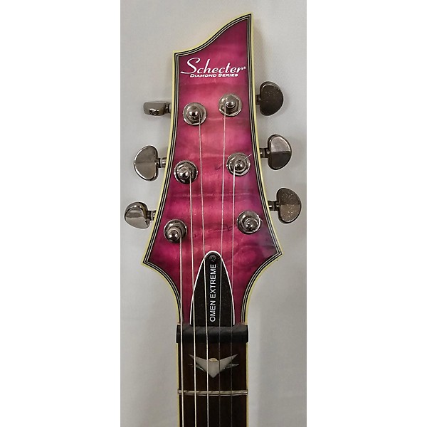 Used Schecter Guitar Research Used Schecter Guitar Research Omen Extreme 6 MAGENTA Solid Body Electric Guitar