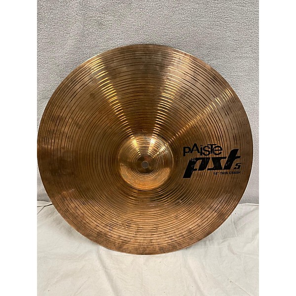 Used Paiste Used Paiste 18in PST5 Thin Crash Cymbal