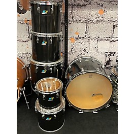 Used Ludwig Used Ludwig 6 piece Power Factory Black Drum Kit