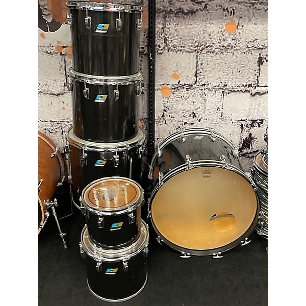 Used Ludwig Used Ludwig 6 piece Power Factory Black Drum Kit