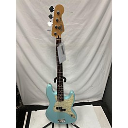 Used Fender Used Fender Mark Hoppus Signature Jazz Bass Daphne Blue Electric Bass Guitar