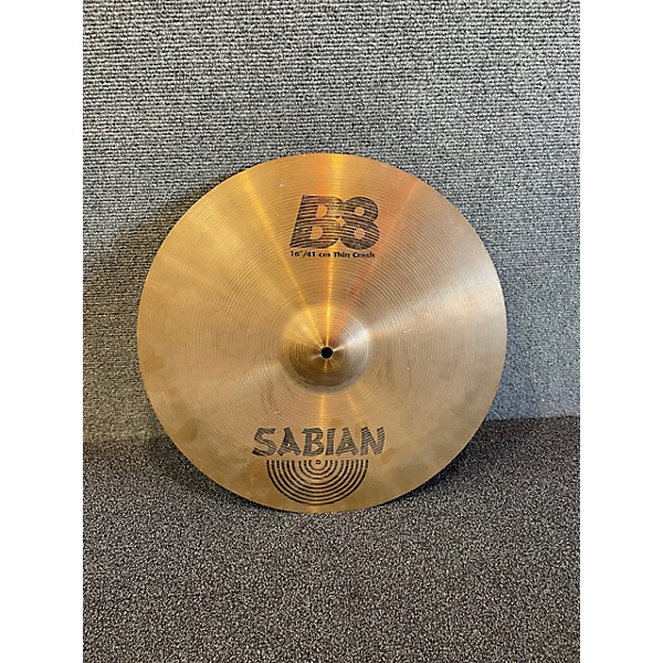 Used SABIAN Used SABIAN 16in B8 Thin Crash Cymbal