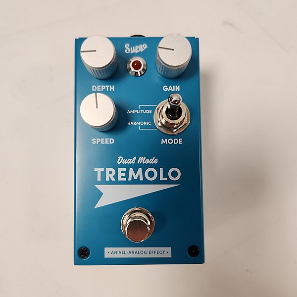 Used Supro 1310 Analog Harmonic Tremolo Effect Pedal