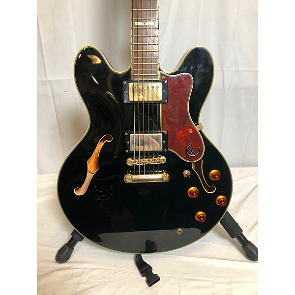 Used Epiphone Used 2006 Epiphone Sheraton II Black Hollow Body Electric Guitar