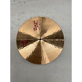 Used Paiste 15in Signature Precision Sound Edge Hi Hat Pair Cymbal