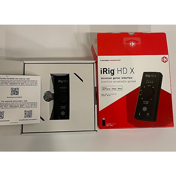 Used IK Multimedia Irig Hd X Audio Interface