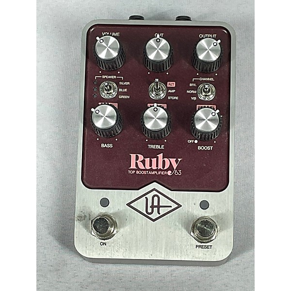 Used Universal Audio Used 2023 Universal Audio Ruby '63 Top Boost Amplifier Effect Pedal