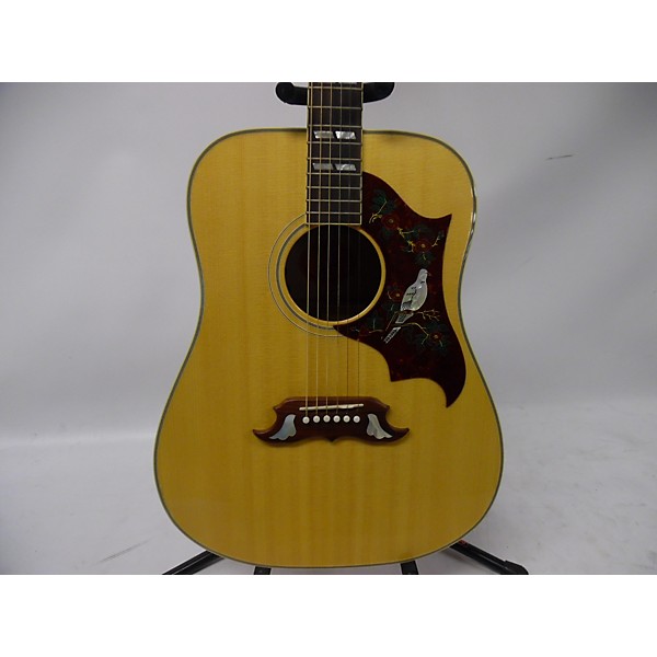 Used Gibson Used 2015 Gibson Dove Natural Acoustic Electric Guitar