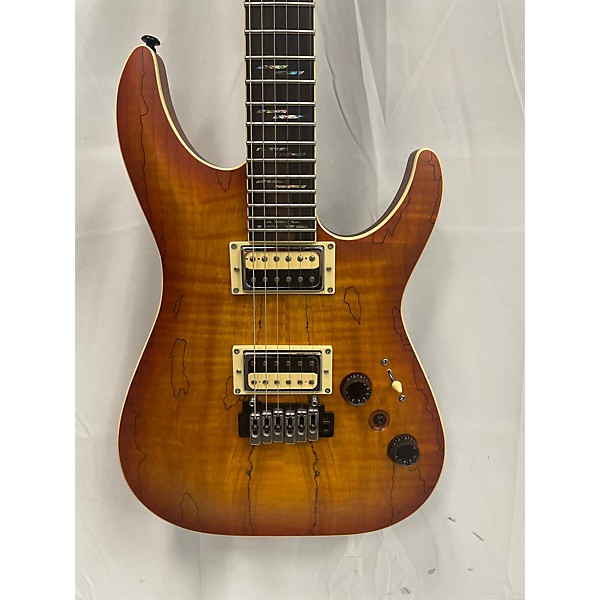 Used Schecter Guitar Research Used Schecter Guitar Research C1 Platinum EXOTIC Natural Vintage Burst Solid Body Electric G...