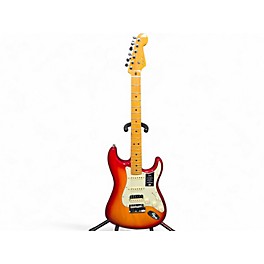 Used Fender Used Fender American Ultra Stratocaster HSS Cherry Sunburst Solid Body Electric Guitar