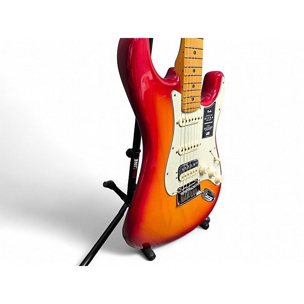 Used Fender Used Fender American Ultra Stratocaster HSS Cherry Sunburst Solid Body Electric Guitar