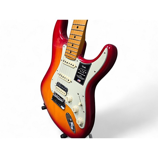 Used Fender Used Fender American Ultra Stratocaster HSS Cherry Sunburst Solid Body Electric Guitar