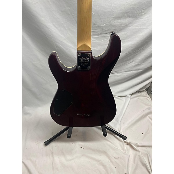 Used Schecter Guitar Research Used Schecter Guitar Research Omen Extreme 6 Floyd Rose Black Cherry Solid Body Electric Guitar