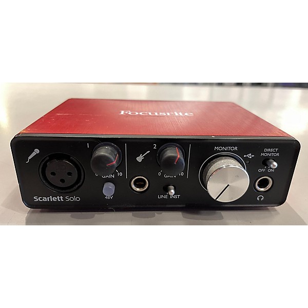 Used Focusrite Scarlett Solo Audio Interface